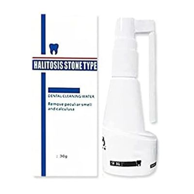 30ml Calculusfree Dissolving Dental Spray, Dental Calculus Remover Teeth Cleaner, Mouth Refreshing Spray, Plaque Remover for Teeth Mouthwash, Intensive Stain Removal Toothpaste (1Pcs)