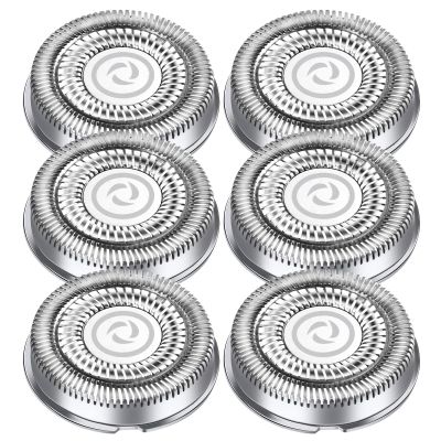 6 Pack Replacement Shaver Heads for Philips Aquatouc, Compatible with Series 1000, 2000, 3000, 5000 Replacement Blades Electric Shaver Heads Compatible with Phillips Series AT8xx, AT7xx, PT8xx, PT7xx
