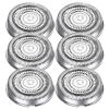 6 Pack Replacement Shaver Heads for Philips Aquatouc, Compatible with Series 1000, 2000, 3000, 5000 Replacement Blades Electric Shaver Heads Compatible with Phillips Series AT8xx, AT7xx, PT8xx, PT7xx view 1