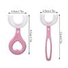 JOOTUEPO 4PCS Baby Toothbrush Children 360 Degree U-Shaped Child Toothbrush Teethers Soft Silicone Baby Brush Kids Teeth Oral Care Cleaning(Aged 2~12) view 3
