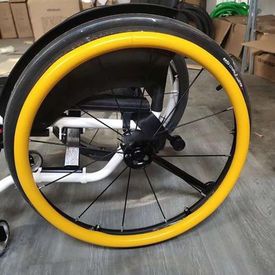 24-Inch,1Pair Wheelchair Push Rim Covers, Silicone Hand Push Cover, Rear Wheel Sports Wheelchair Cover, Non-Slip Wear-ResistantImprove Grip and Traction,Orange