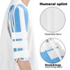 DYHQQ Shoulder Brace - Humeral Shaft Fracture Splint Cast for Broken Upper Arm, Shoulder, Bicep and Humerus Bone, Fits Both Arms and Unisex,L view 2