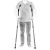 JJ Home Axillary Crutches (Pair), Adult Crutches for Men and Women, Adjustable Crutches, with Shock Absorption System and Foldable Crutches for Walking, Aluminum Underarm Crutches (Size : 128cm) view 3
