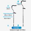 JJ Home Axillary Crutches (Pair), Adult Crutches for Men and Women, Adjustable Crutches, with Shock Absorption System and Foldable Crutches for Walking, Aluminum Underarm Crutches (Size : 128cm) view 4