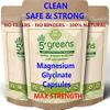Magnesium Glycinate Capsules | 650mg Glycinate Capsules | 120 Vegan Caps Vegan Caps | Made in UK by 5greens view 1