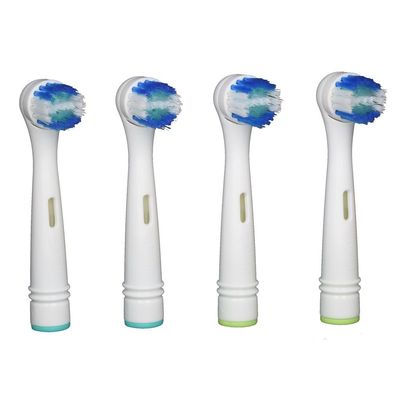 4X Replacement Toothbrush Heads Compatible with Braun Oral-B 3D Excel, Advance Power, Vitality Electric Rechargeable Handle Precision Clean Gum Care Refill Spares
