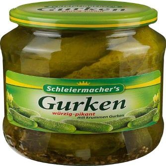Schleiermacher  Aggressive Pickles  Pack of 12 x 670/360 g