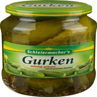 Schleiermacher  Aggressive Pickles  Pack of 12 x 670/360 g