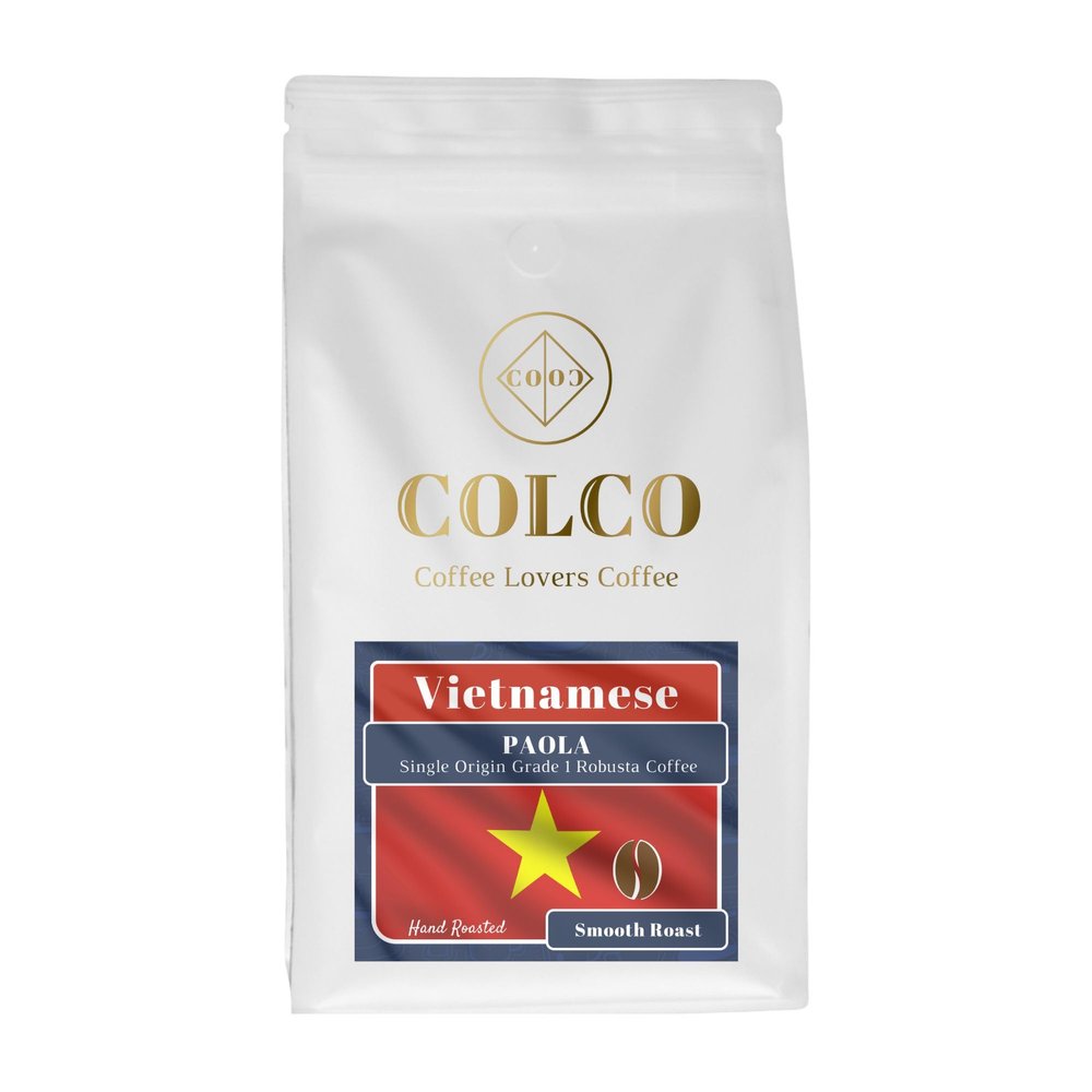 VIETNAMESE Single Origin Coffee, G1 Robusta Smooth Roast, Hand Roasted, Gound Filter - Course Grind (500g Resealable Bag)