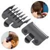 Clipper Guards Cutting Guides, Easy Buckle Easily Position Control Length Humanized Design Attachment Guide Combs Complete Accessories for Barber Shop(black) view 4