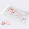 2 PCS Comfortable Grip Long Handled Washing Brush, Indoor Kitchen Push Broom Scrubbing Brush Sink Cleaning Emery Cloth Brush(Pink, Scouring pad) view 2
