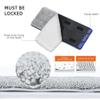 FURUIWUFENG mop Flat Squeeze Mop with Bucket 360 Degree Rotation Free Hand Washing Floor Cleaning Mop Microfiber Mat for Wet and Dry window cleaning kit (Color : DR-BHW129) view 4