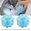 Dryer Steam Balls Reusable Washing Ball, 2 Pcs/Set Blue PVC Balls Laundry Dryer Washing Fabric Softener Ball Accessories view 4