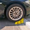 A/A Portable Lightweight Curb Ramps, Heavy Duty Plastic Threshold Ramp Kit, Rubber Threshold Ramp For Driveways,Car, Truck,mobility Scooters,wheelchair (Size C:yellow-25x27x11CM), Black view 2