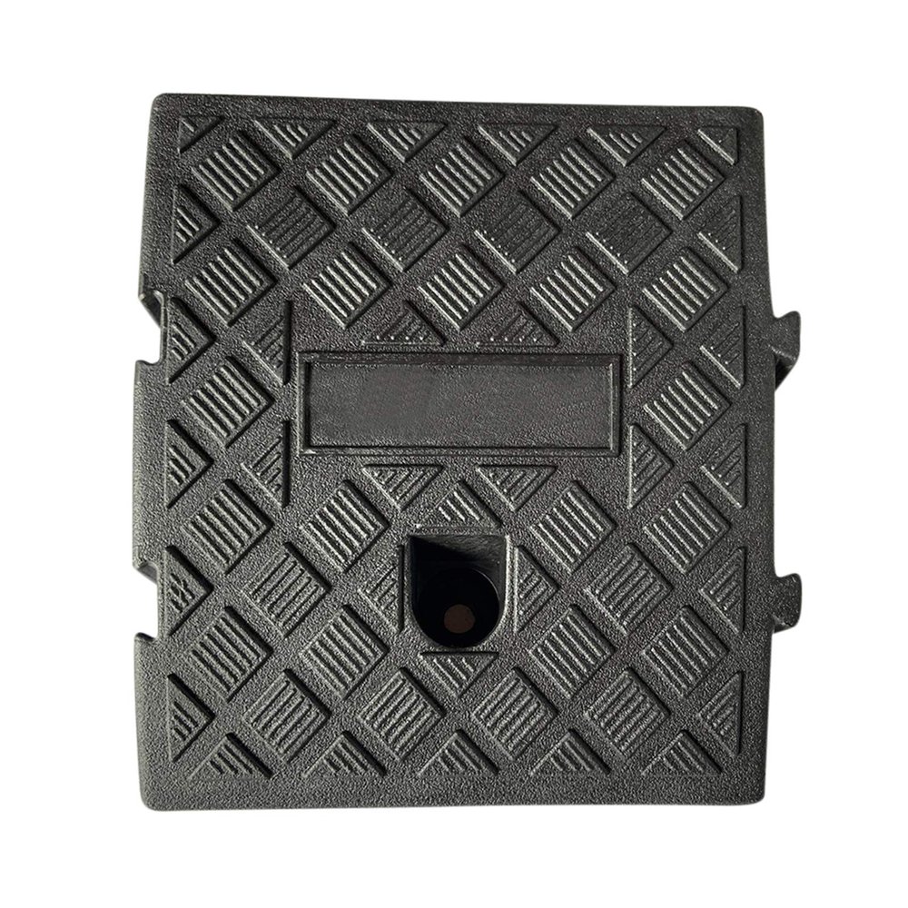 A/A Portable Lightweight Curb Ramps, Heavy Duty Plastic Threshold Ramp Kit,Rubber Threshold Ramp For Driveways,Car, Truck,mobility Scooters,wheelchair (Size A:black-25x27x11CM)