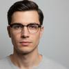 2SeeLife Premium Half Rim Reading Glasses Women & Men - Fits all Face Shapes, Metal & Sturdy Readers, Spring Hinges, Brown Tortoise, +1.25 view 3