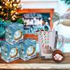 Hot chocolate bombs with marshmallow X 3 and 3X peppermint christmas candy cane sweets - Yummy hot chocolate station gift set - Xmas eve box fillers for kids Adults view 2