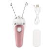 Electric Threading Epilator,Handheld Body Facial Hair Remover Physical Threader Hair Removal Tool for Face Arm Leg(Pink) view 1