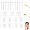 100 Disposable Nose Hair Removal Sticks - Men's Nose Waxing Applicators Kit for Nostril Cleaning view 1