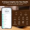 WYZE Body Fat Scale S, Digital Bathroom Scale, Body Composition Analyer, Baby/Pet Mode, 400 lb Black view 2