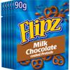 Flipz Milk Chocolate Coated Pretzels, 90 g (Pack of 6) view 1