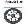 14-inch Manual Wheelchair Front Wheel, Solid Tires Front, Wheel Replacement for Wheelchairs, Wheelchairs Accessories, PU Solid tyre for Electric Drive Wheelchair(Black) view 2