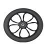 14-inch Manual Wheelchair Front Wheel, Solid Tires Front, Wheel Replacement for Wheelchairs, Wheelchairs Accessories, PU Solid tyre for Electric Drive Wheelchair(Black) view 3