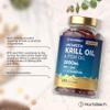 Antarctic Krill Oil 2000mg | 240 Softgels (4 Month Supply) | with Omega 3 Fish Oil (EPA & DHA), Astaxanthin, and Phospholipids | High Strength Complex | by Horbaach view 2
