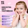 WOOM Kids Extra Soft Toothbrush Extra Soft Children's Toothbrush 2-6 Years (Yellow) view 3