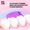 WOOM Kids Extra Soft Toothbrush Extra Soft Children's Toothbrush 2-6 Years (Yellow) view 4