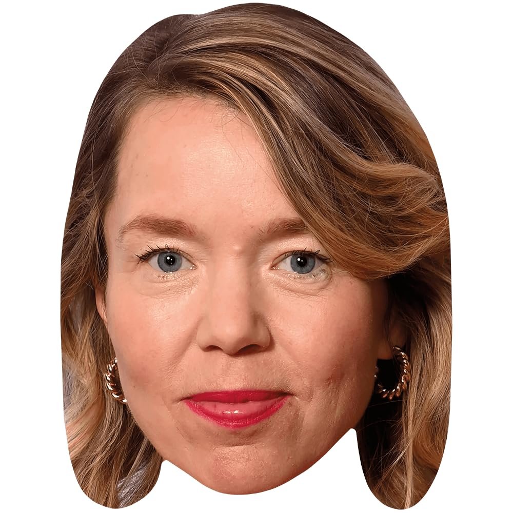 Anna Maxwell Martin (Smile) Big Head. Larger than life mask.
