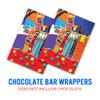 2 x Best Teacher Chocolate Novelty Wrappers Insults Joke Fathers Day Love Gift Present Rude Funny (Chocolate BAR NOT Included) view 2