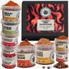 Nature Kitchen Gourmet BBQ Smokehouse Seasoning Gift Set 9x BBQ Spice Meat Rub Set. Novelty Gifts for BBQ and Cooking Lovers. Perfect Food Accessories for BBQs view 1