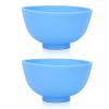 2pcs Silicone Mixing Bowls, Non-Slip Flexible Rubber Bowl for Mixing Facial Mask Dental Gypsum Plaster, 12 x 12 x 7cm (Large) view 1