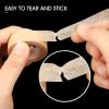 6 Rolls Flexible Skin Tape Breathable Nose Tape Self Adhesive Gauze for Wound Injuries Swelling Sports, Beige(0.5 in x 10 Yd) view 4