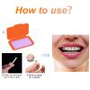 MIBICIRI 6 Boxes Dental Wax for Braces, Dental Orthodontic Care Kits for Braces Protection Pain Relief (Orange Scent) view 4