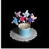 Onsinic 24 Pcs Mini Windmill Cupcake Picks Lovely Cake Toppers for Baby Shower Wedding Party Cake Baking Decorations view 3
