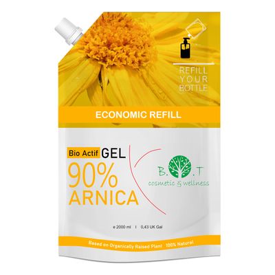 Arnica Gel Extra Strong 100% Natural Remedy Max Strength Muscle & Joint Relaxing Massage Therapy Balm, Tackling Tired Legs and Swollen Legs, Comfort & Relaxant Sport Gel - 2000 ml
