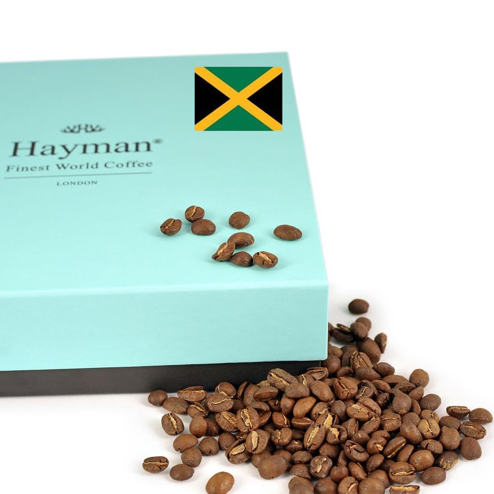 Hayman, 100% Blue Mountain Coffee from Jamaica, Whole Bean, Medium Roast, 680g | Fresh Roasted Jamaican Coffee Beans