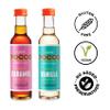 Cafe Pocco Coffee Syrup Set - 250ml Glass Bottles - Caramel & Vanilla - Perfect For Making Lattes, Iced Lattes and Frappes view 2