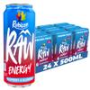 Rubicon RAW 24 Pack Raspberry & Blueberry Energy Drink, 20% Fruit Juice, High caffeine with B-Vitamins, Ginseng & Guarana, Reduce Tiredness & Boost Energy - 24 x 500ml Cans view 1
