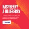 Rubicon RAW 24 Pack Raspberry & Blueberry Energy Drink, 20% Fruit Juice, High caffeine with B-Vitamins, Ginseng & Guarana, Reduce Tiredness & Boost Energy - 24 x 500ml Cans view 4