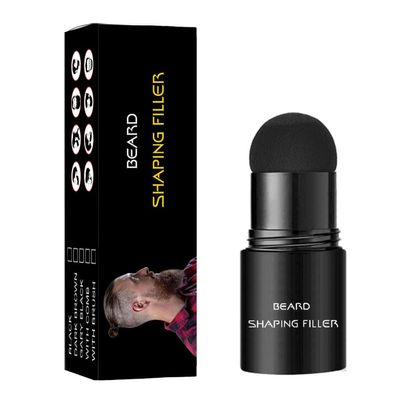 Lurrose Man Beard Shaper Filler Stick for Beard Grooming Kit Shaping Concealer Random Style