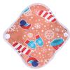 5 Pack Reusable Menstrual Pad, Waterproof Bamboo Charcoal Fiber Cloth Washable Women Sanitary Pad (6.5 x 6.5in) - More Comfortable, Economical and Ecological(#2) view 2