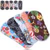 5 Pack Reusable Menstrual Pad, Waterproof Bamboo Charcoal Fiber Cloth Washable Women Sanitary Pad (6.5 x 6.5in) - More Comfortable, Economical and Ecological(#2) view 3