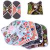 5 Pack Reusable Menstrual Pad, Waterproof Bamboo Charcoal Fiber Cloth Washable Women Sanitary Pad (6.5 x 6.5in) - More Comfortable, Economical and Ecological(#2) view 4