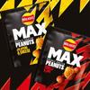 Walkers Max Strong Jalapeo & Cheese Sharing Double Coated Peanuts 175g (Case of 8), Yellow view 4