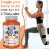 Now Foods, L-Glutamine, Double Strength, 1.000mg, 120 Capsules, Lab-Tested, Amino Acid, Gluten Free, Soy Free, Non-GMO view 2