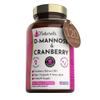 120 D-Mannose and Cranberry Capsules - (2 Months Supply) 1000mg Extract Per Serving - UK Made Vegan Supplement (Not Tablets) - High Strength Natural UTI Support for Women & Men view 1
