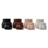 Maegen Curve Range 6oz Candle in Brown Ceramic Container - Sandalwood & Tonka Scent view 2